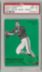 Bart Starr 2012 Fleer Retro Universe Precious Metal Gems Green #8/10 PSA 8