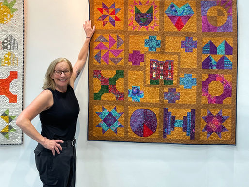 Turns out the road from The Festival of Quilts leads to Shetland!