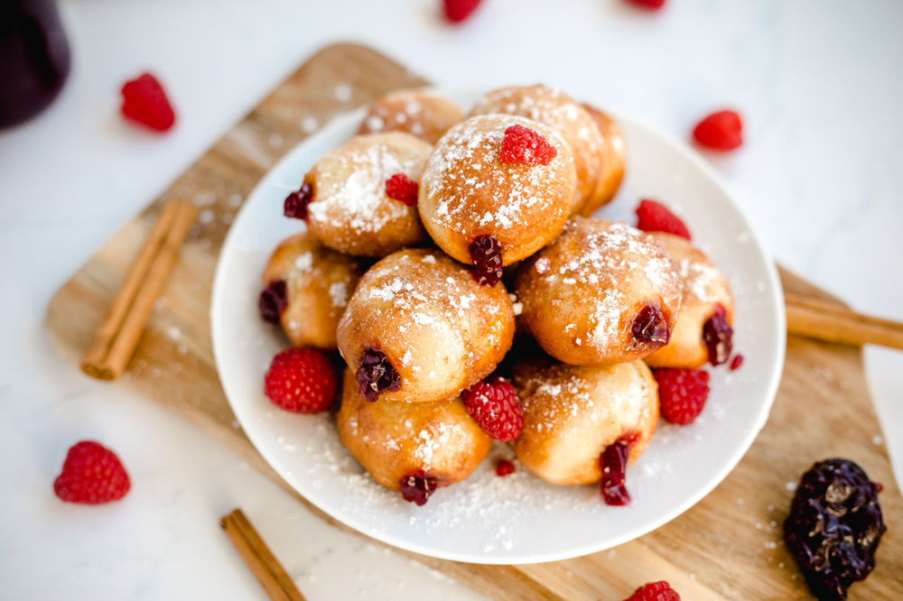 Vegan AirFried Jam Doughnuts Josie Walshaw