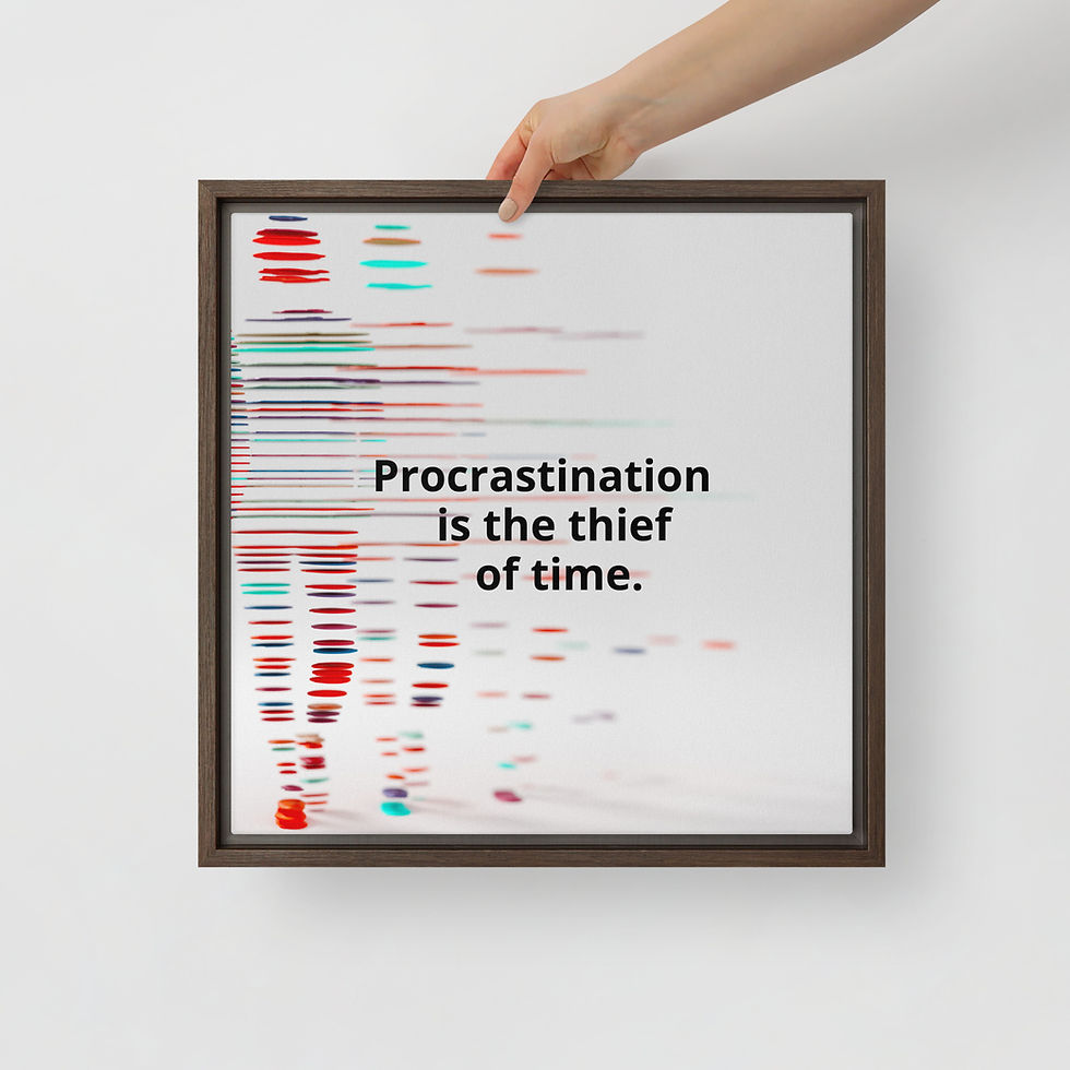 Thumbnail: Framed canvas