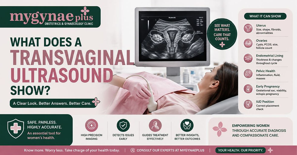 What Does a Transvaginal Ultrasound Show?