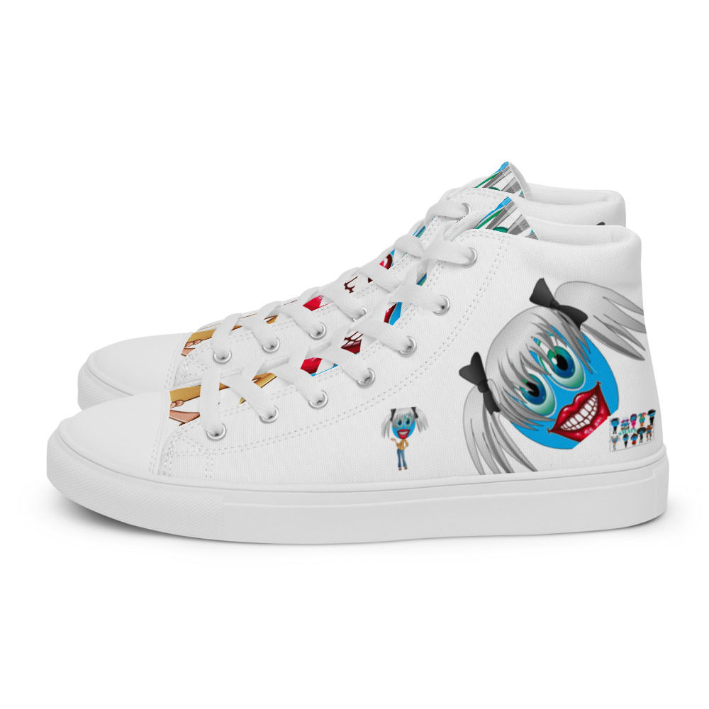 Men’s high top canvas shoes