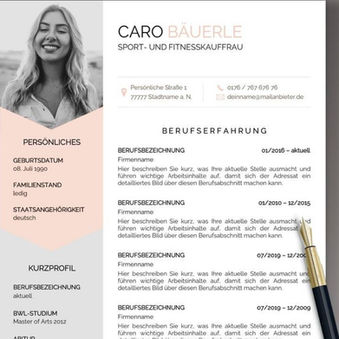 Lebenslauf, Bewerbungsschreiben