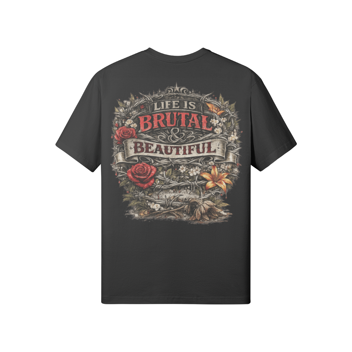 LifeIsBrutal&Beautiful_Unisex Tee