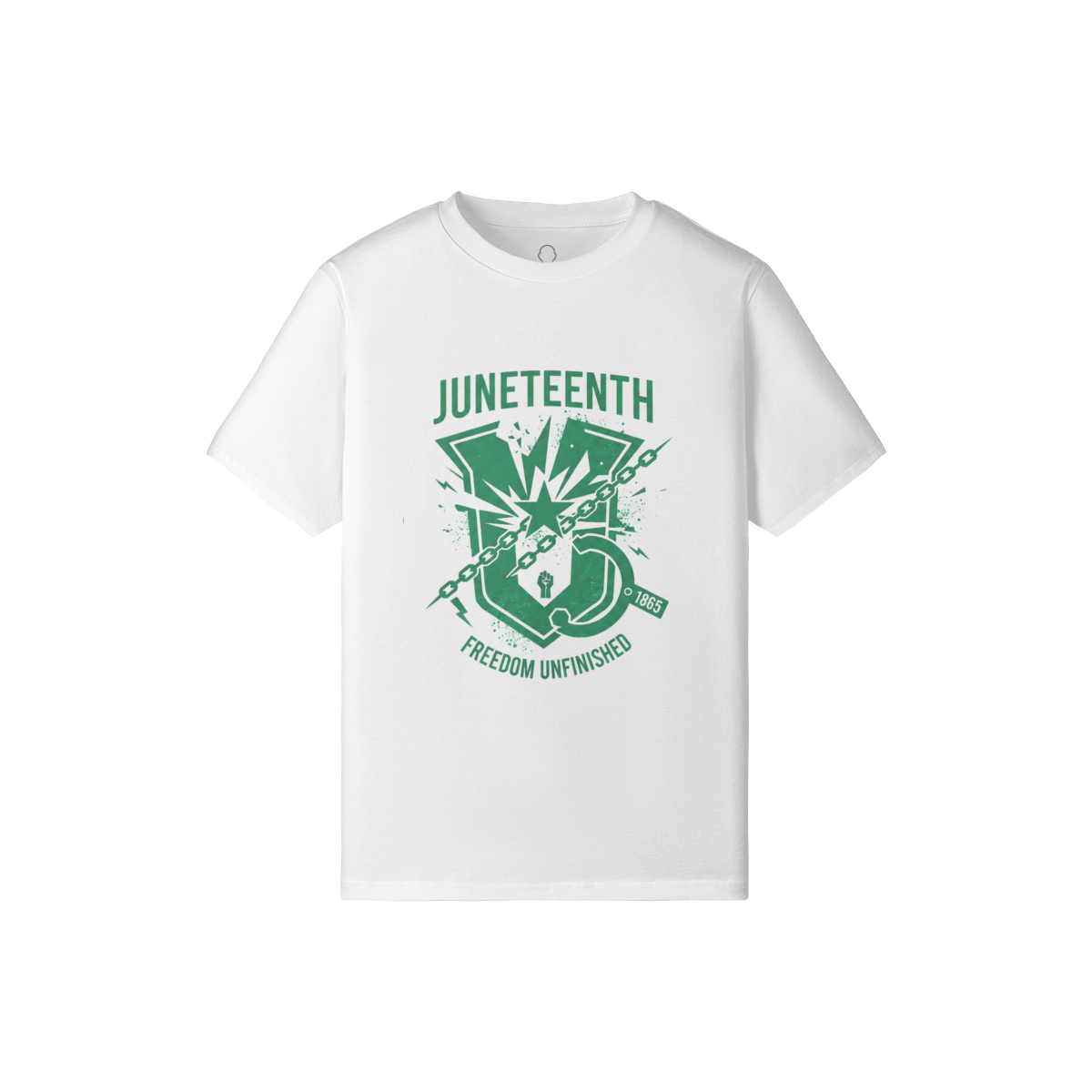 Freedom Unfinished(Jnth)_Green Womens Slim FitTee