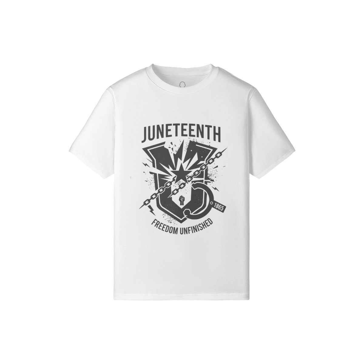 Freedom Unfinished(Jnth)_Black Womens Slim FitTee