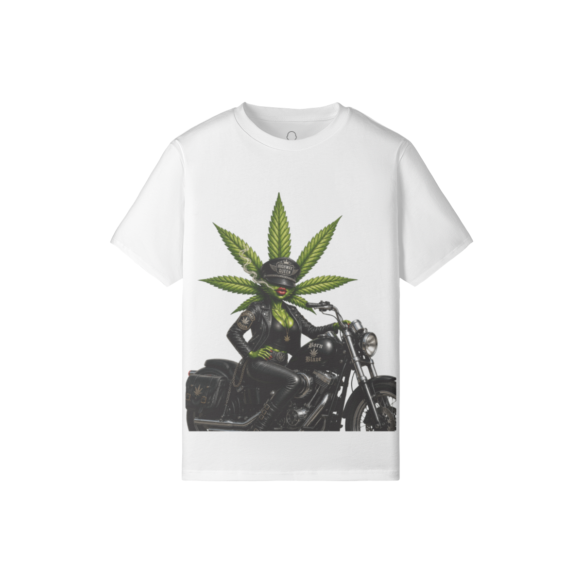 MJ_BikerBabe_Womens Slim Fit Tee