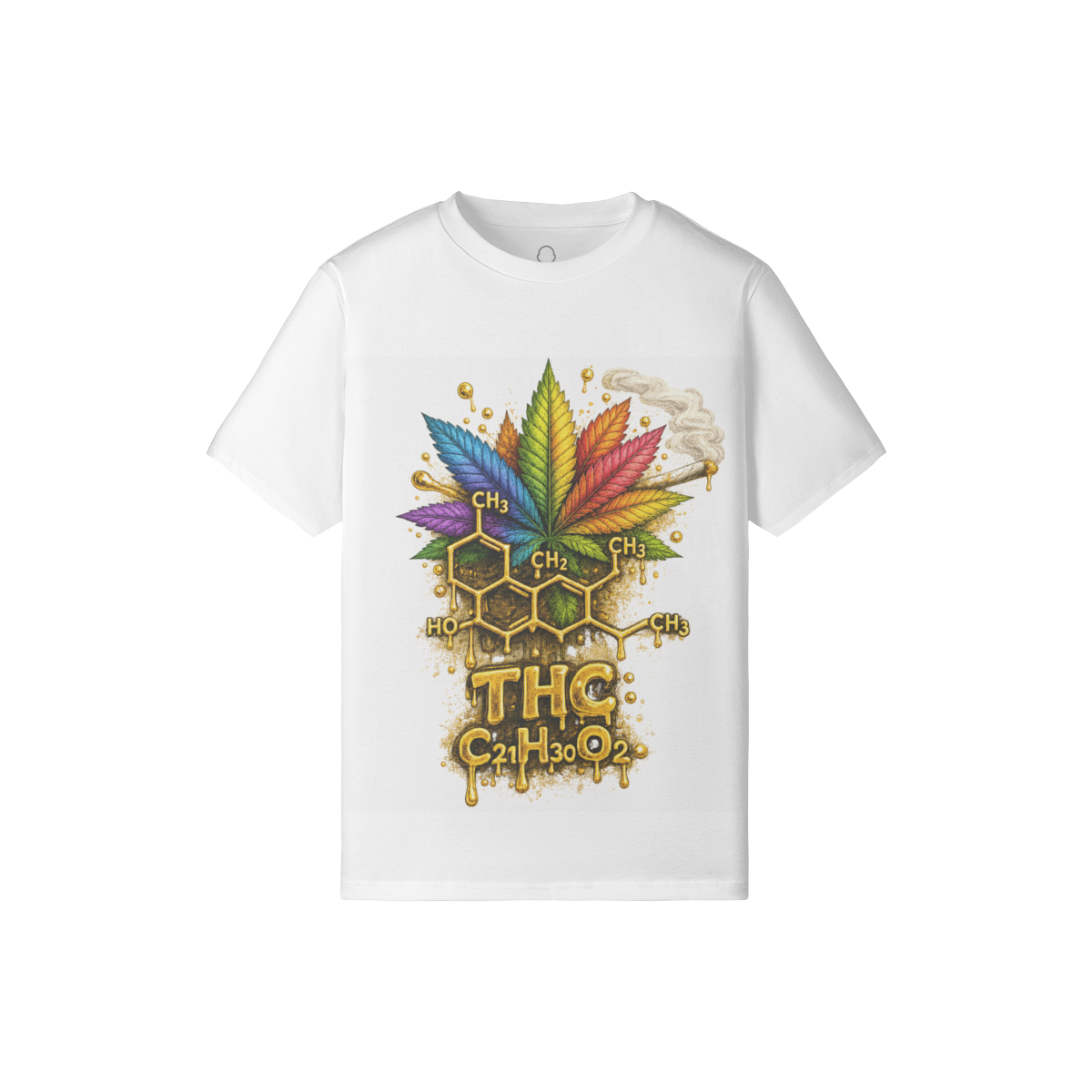 THC Formula Smoking_MultiC_Womens Slim Fit Tee