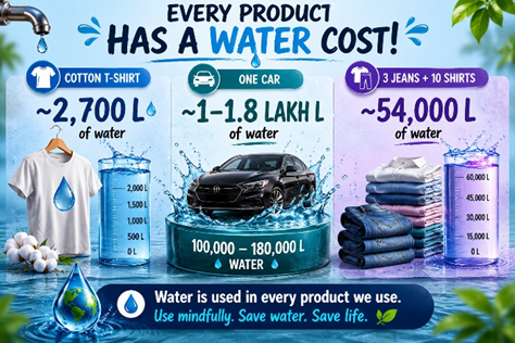Your Wardrobe is Hiding a Lake's Worth of Water