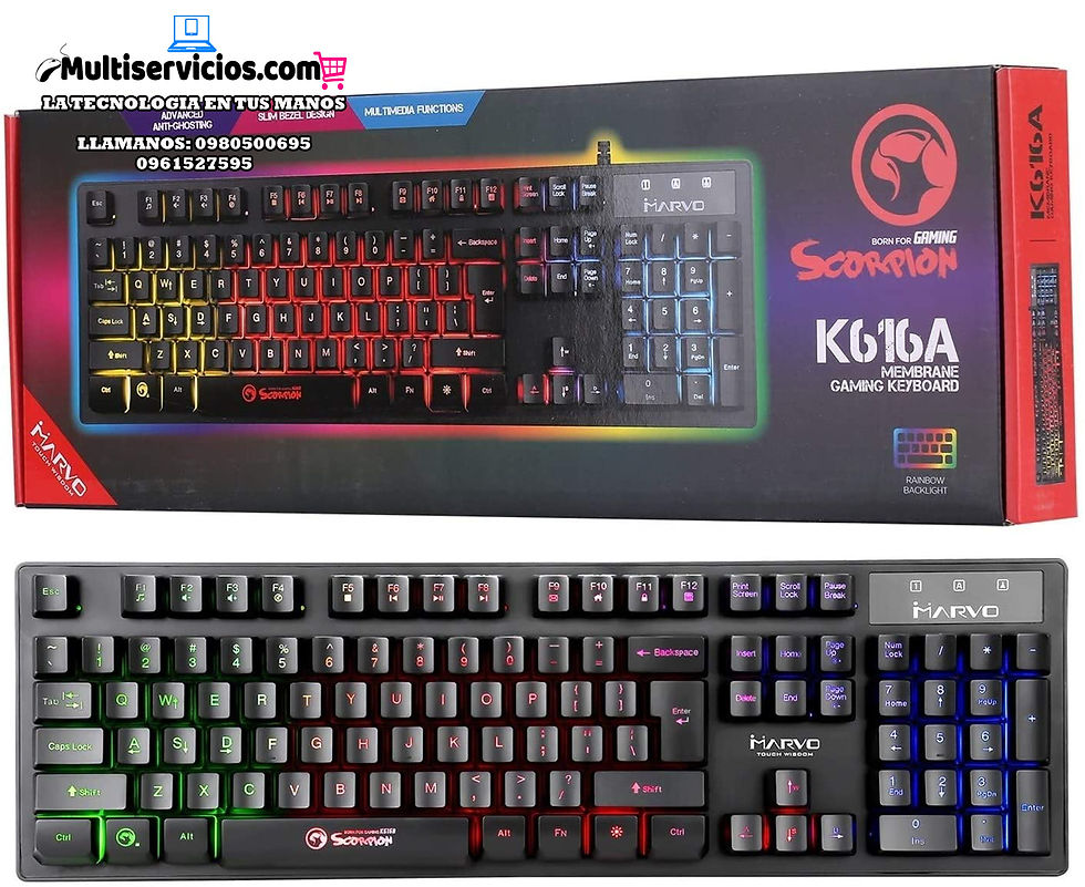 TECLADO MARVO K616