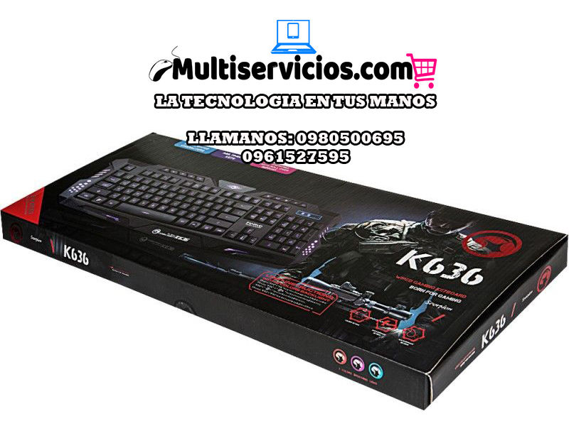 TECLADO MARVO K636L
