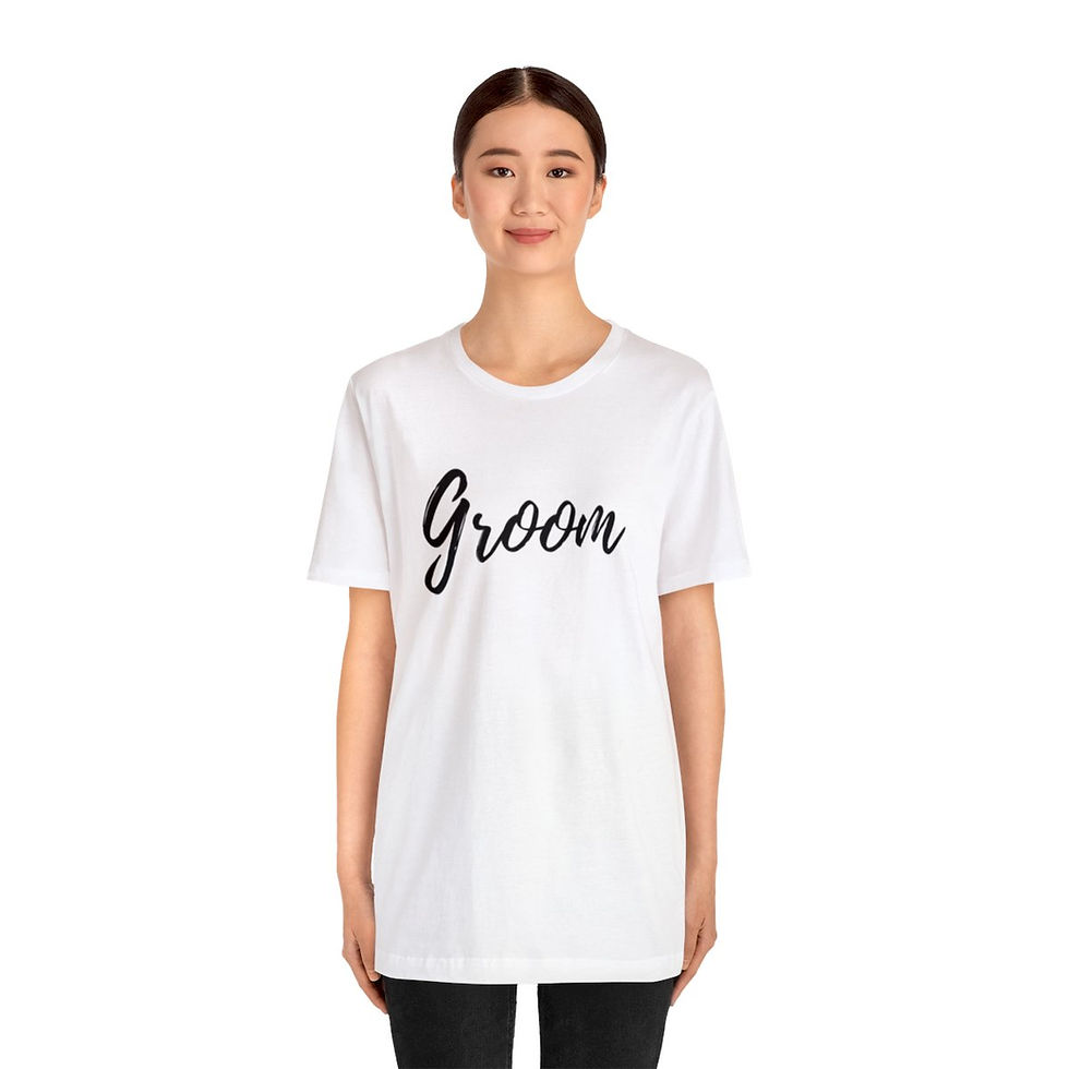 Thumbnail: Groom Unisex Jersey Short Sleeve Tee