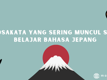 Kosakata dasar bahasa jepang