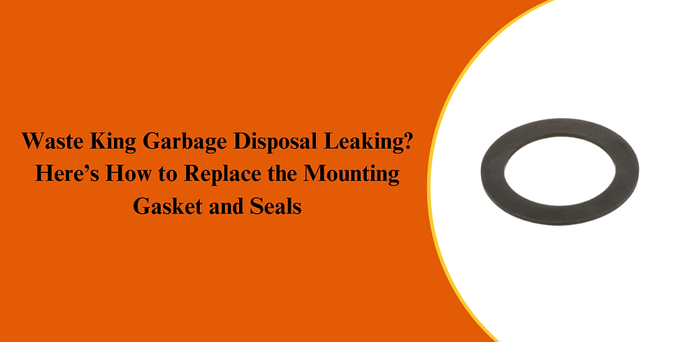 Waste King Garbage Disposal Leaking? Here’s How to Replace the Mounting Gasket and Seals