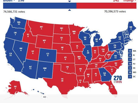 BIDEN ACKNOWLEDGES DEMOCRATS DID NOT WIN A NATIONAL MANDATE FOR THEIR PLATFORM