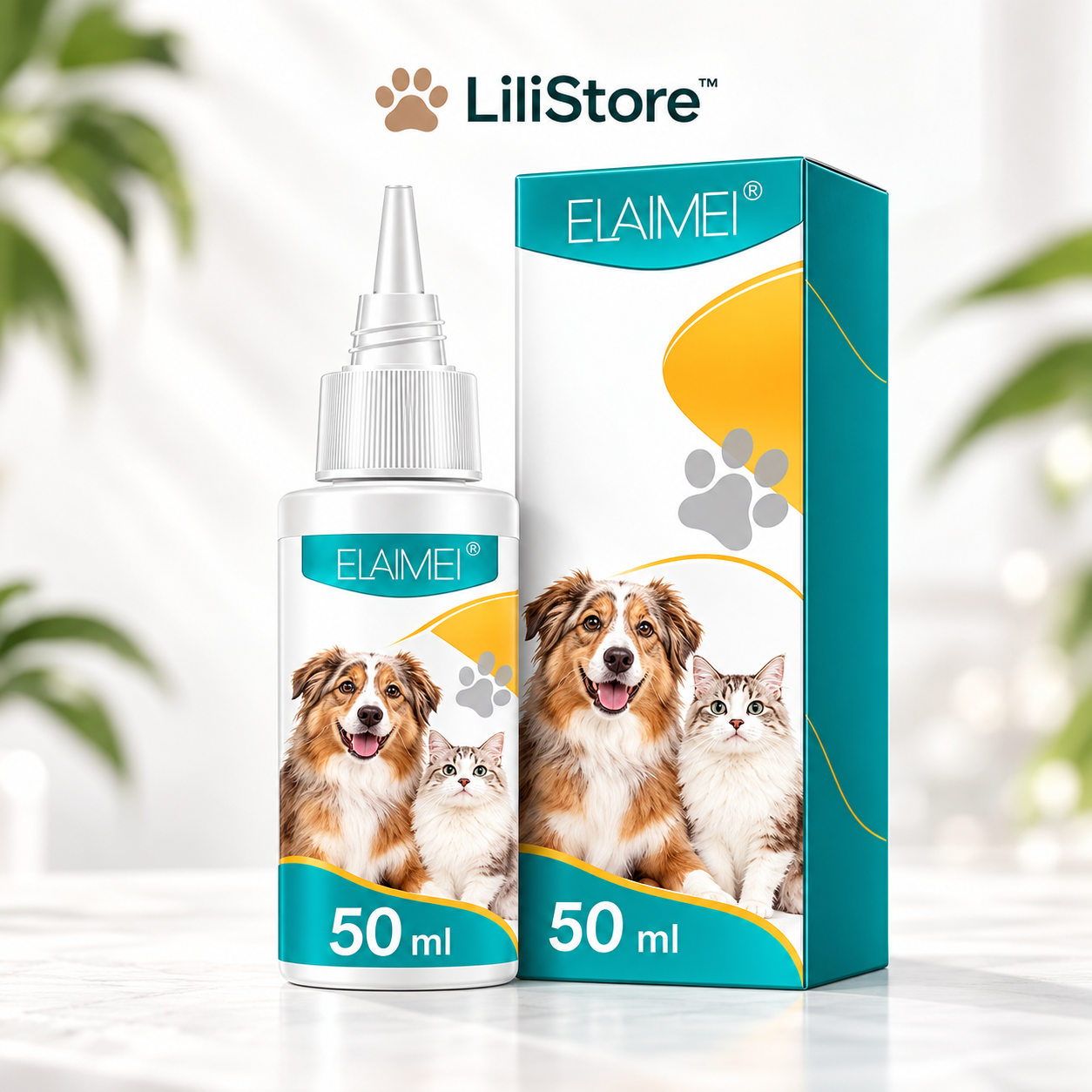 Limpador de Ouvidos para Animais – 50 ml