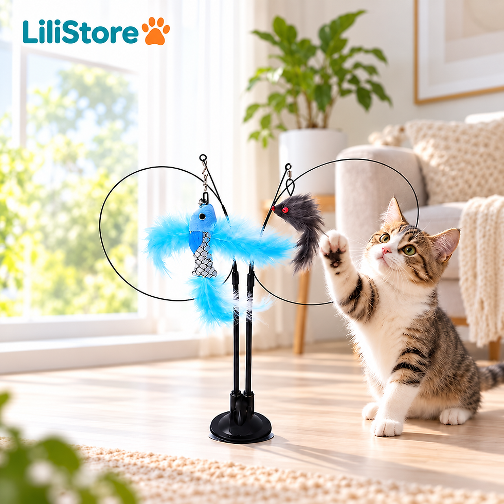 Miniatura: Brinquedo Interativo para Gato com Ventosa