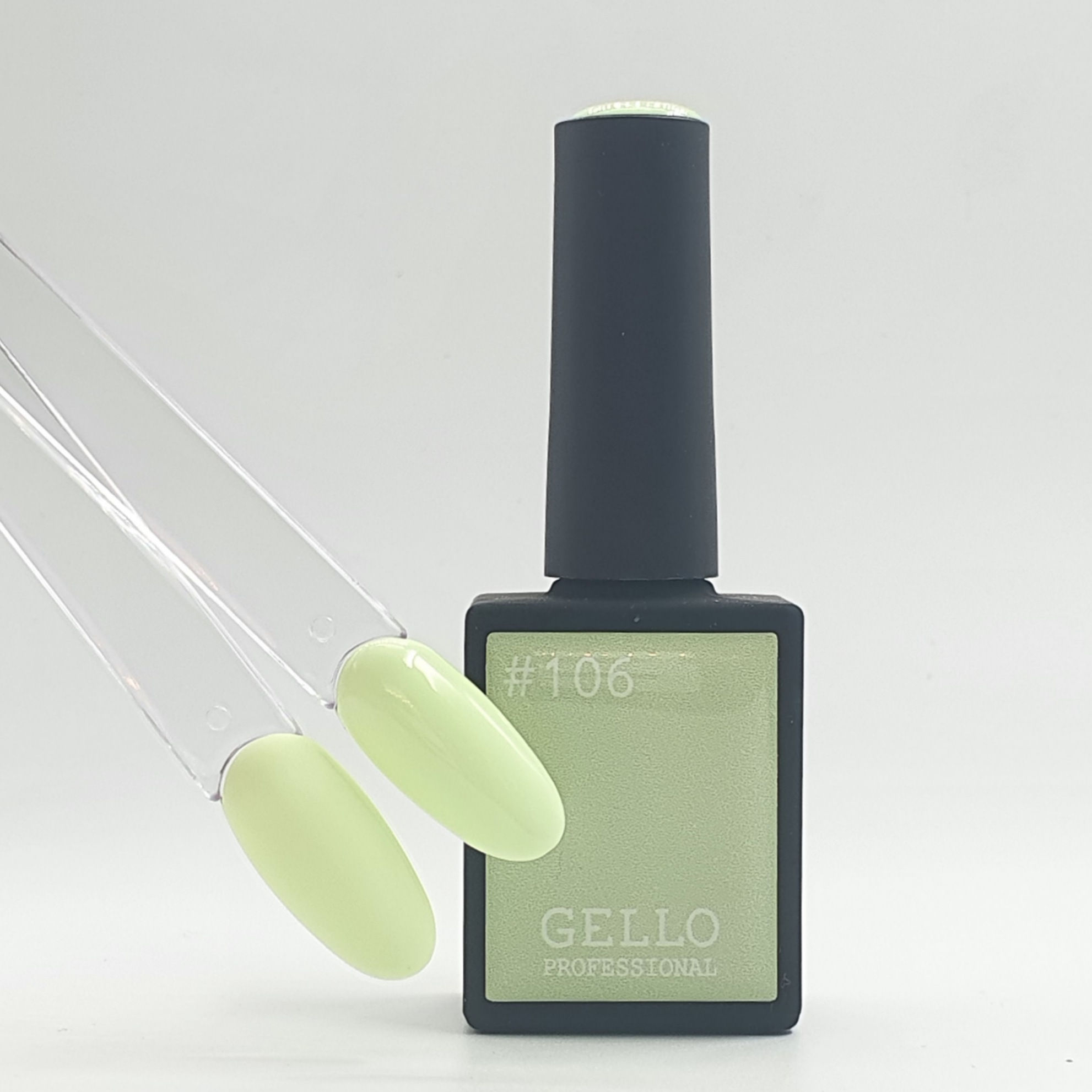 לק ג'ל ג'לו צבע פסטל ירוק בהיר GELLO #106