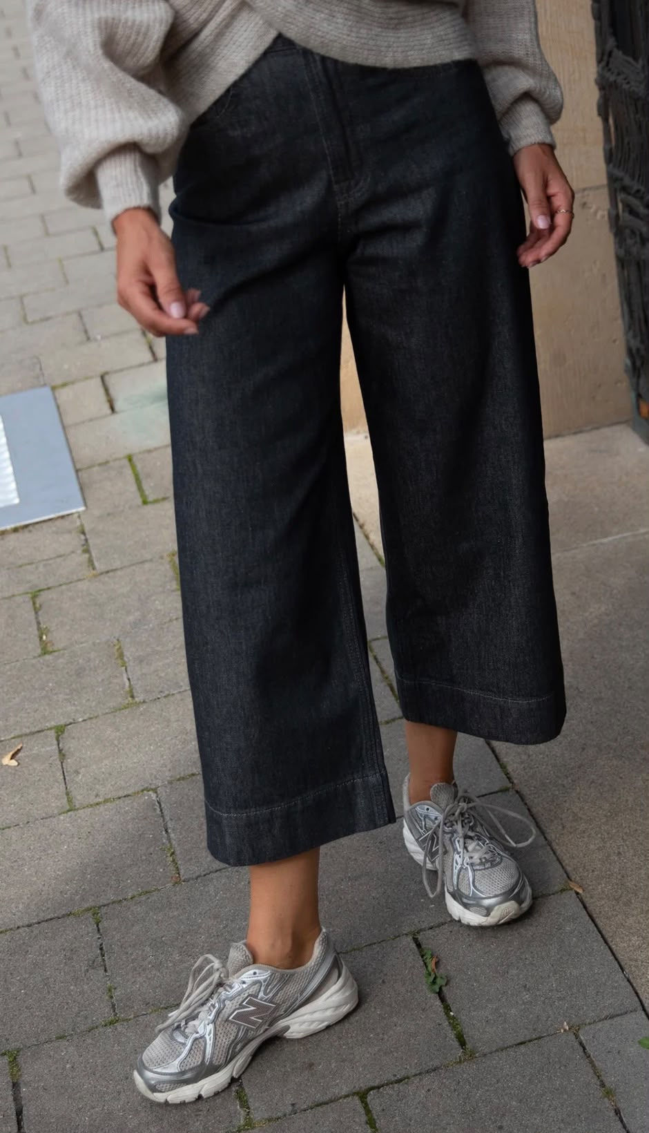 Miniaturbild: Jeans // CULOTTE - dark grey
