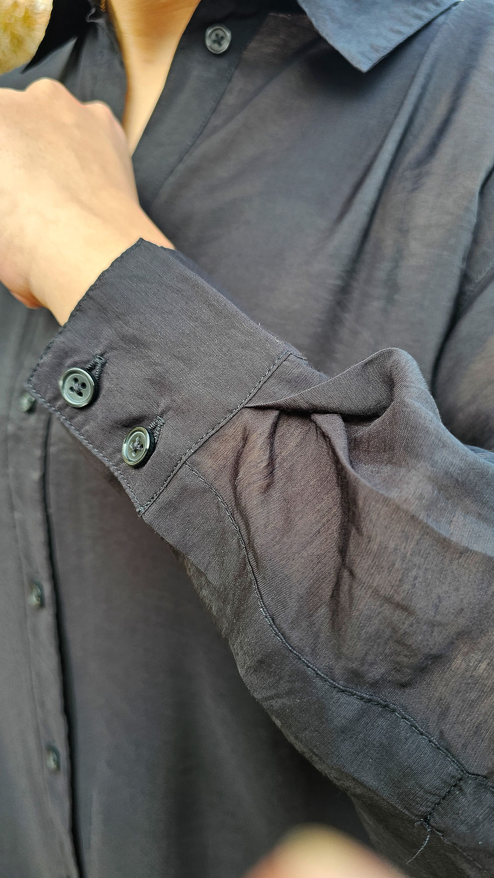 Miniaturbild: Bluse // LILO long - black