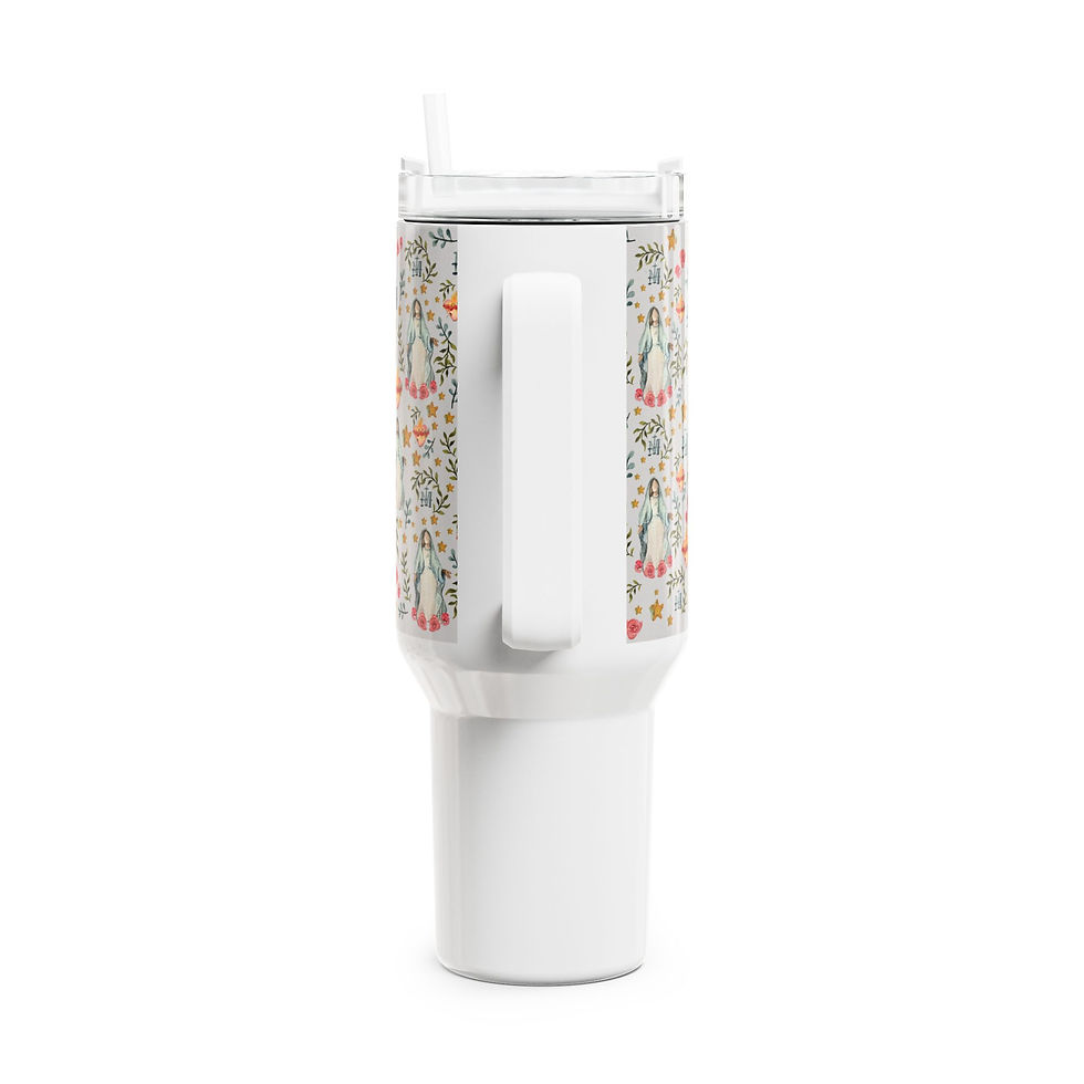 Thumbnail: Our Lady Floral Tumbler, 40oz