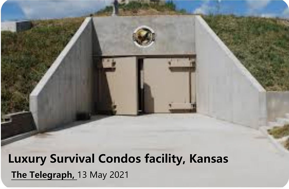 Luxury Survival Condos facility in Kansas - Nuclear bunkers for the rich