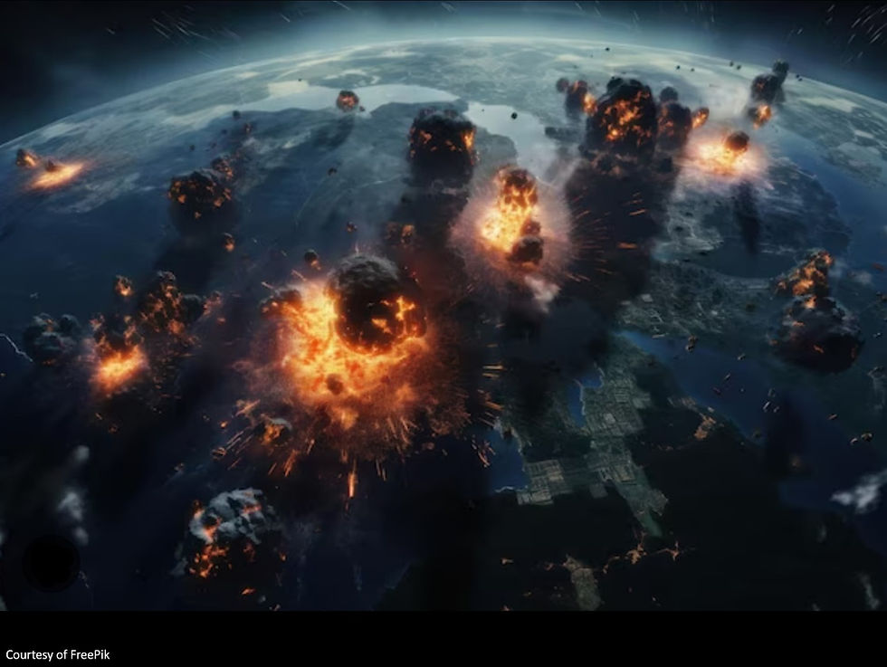 Earth as imagined during a nuclear war