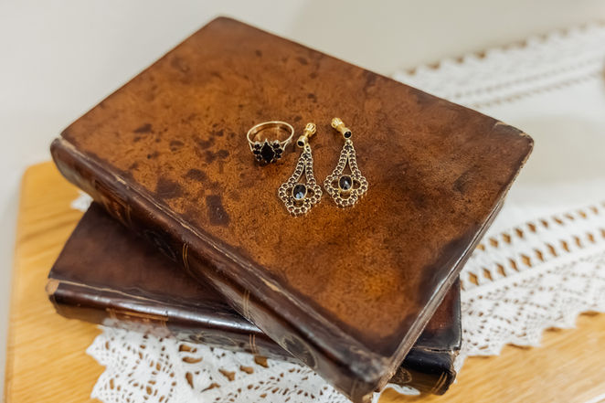 detalles y preparativos de boda en casa en Cascante Navarra