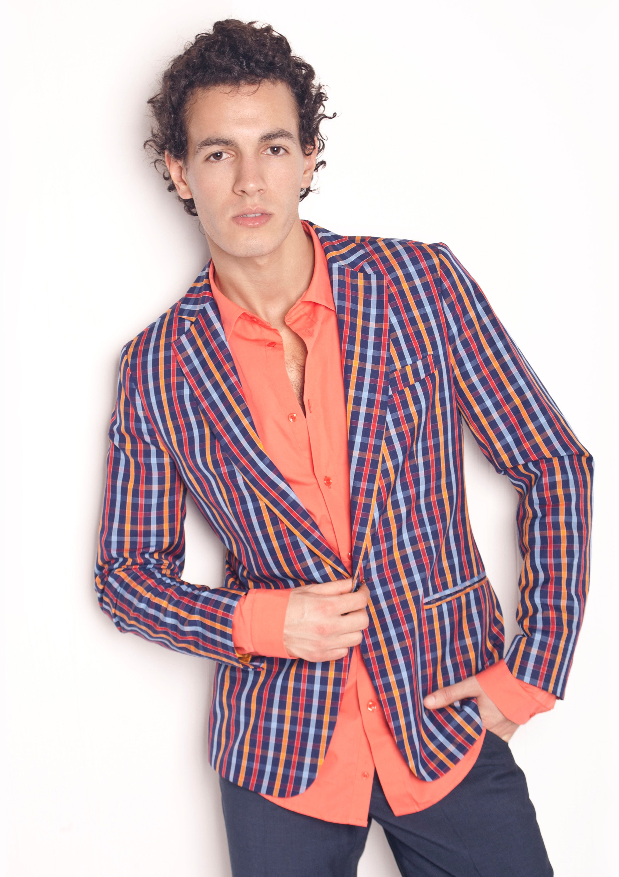 Пиджак "Пёстрая клетка"