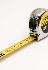 TapeMeasure expressing the process of measuring a space for dimensions, architectural consideations obstacles and opportunities
