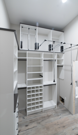 Custom Closet installation fo Newport News, VA