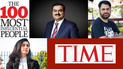 Gautam Adani, Advocate Nundy & Khurram Parvez's profile among TIME's 100 most influential people