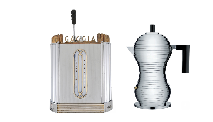 foto de dois modelos de cafeteiras