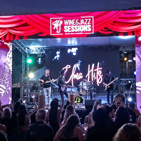 imagem do palco do wine&jazz