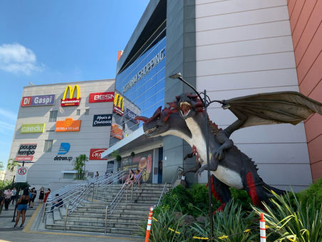 Dragões invadem Atrium Shopping em exposição interativa