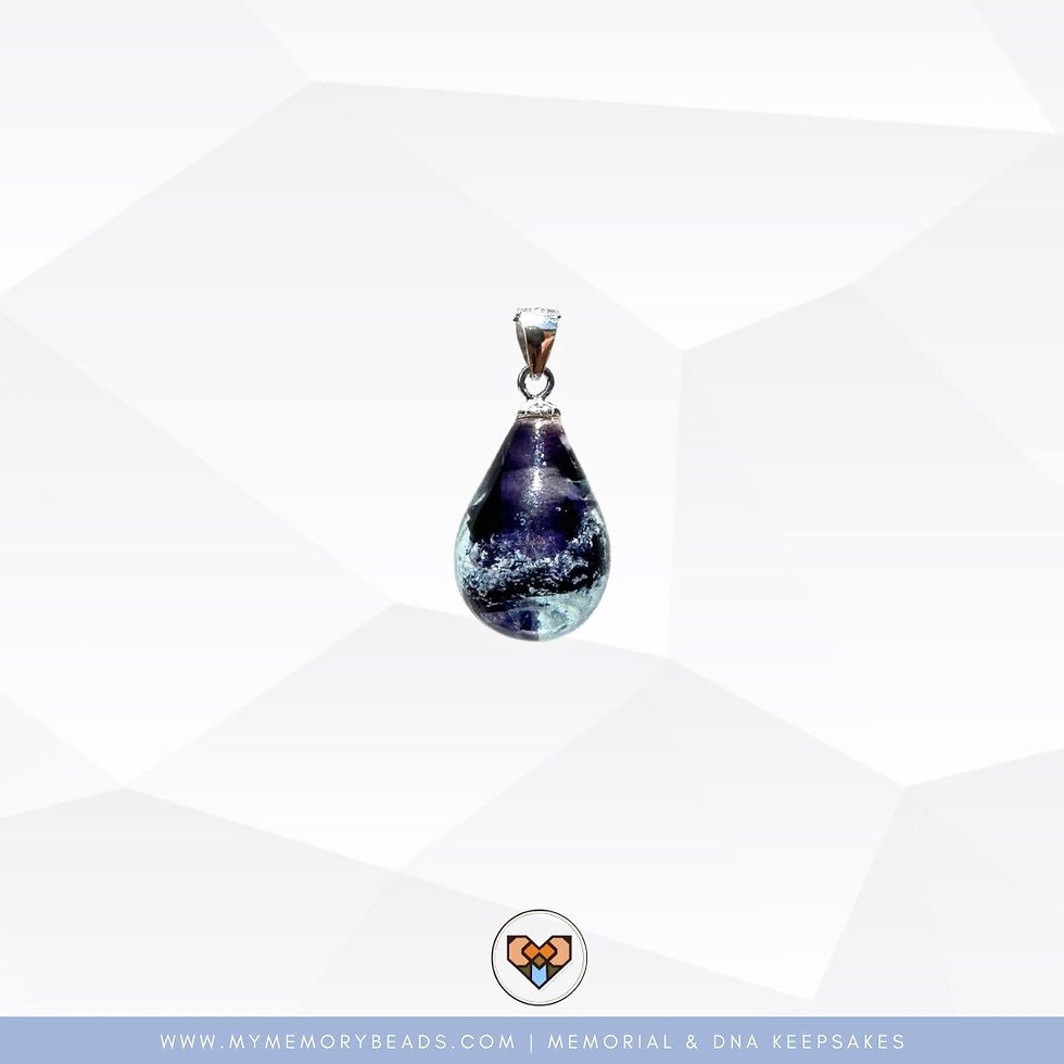 Thumbnail: Love Droplet Swirl Glass Pendant