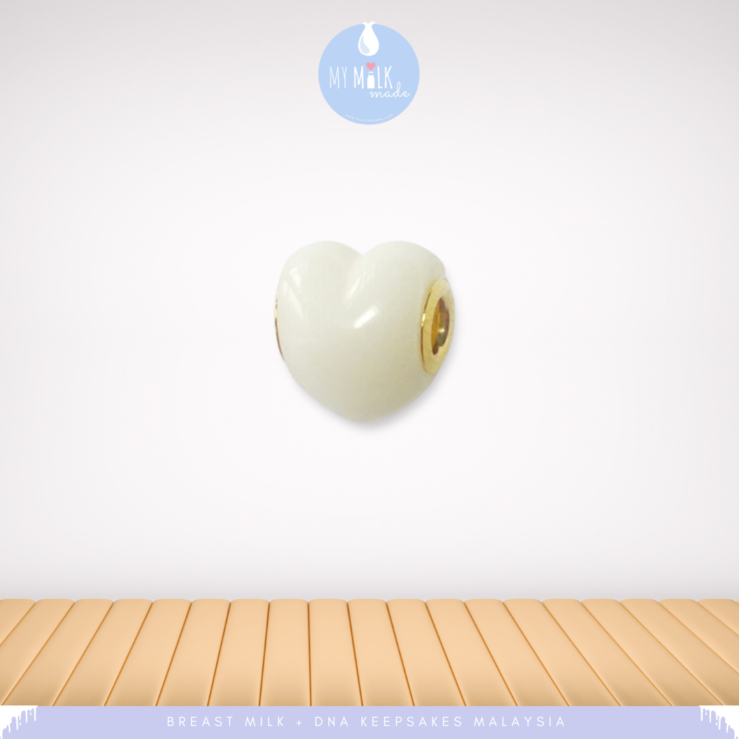 The Biggest Heart Milk Bead