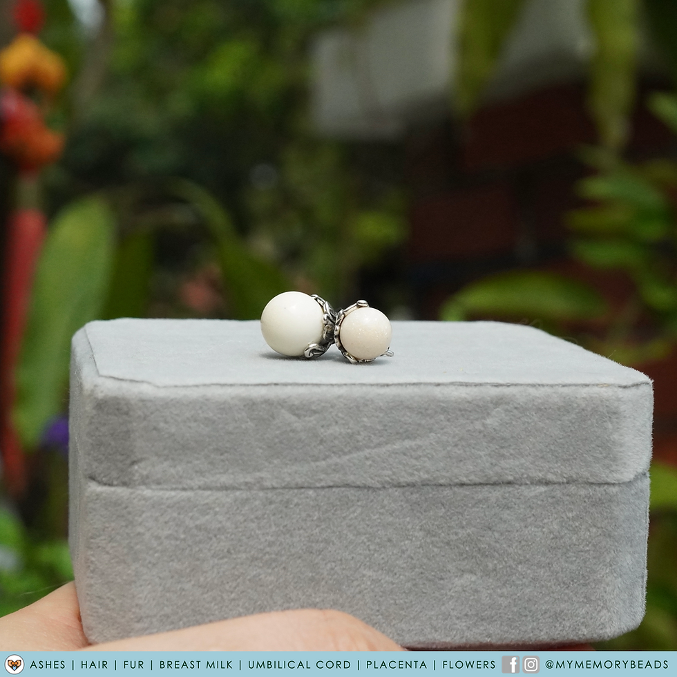 Thumbnail: The Lotus Ash Pearl Earrings