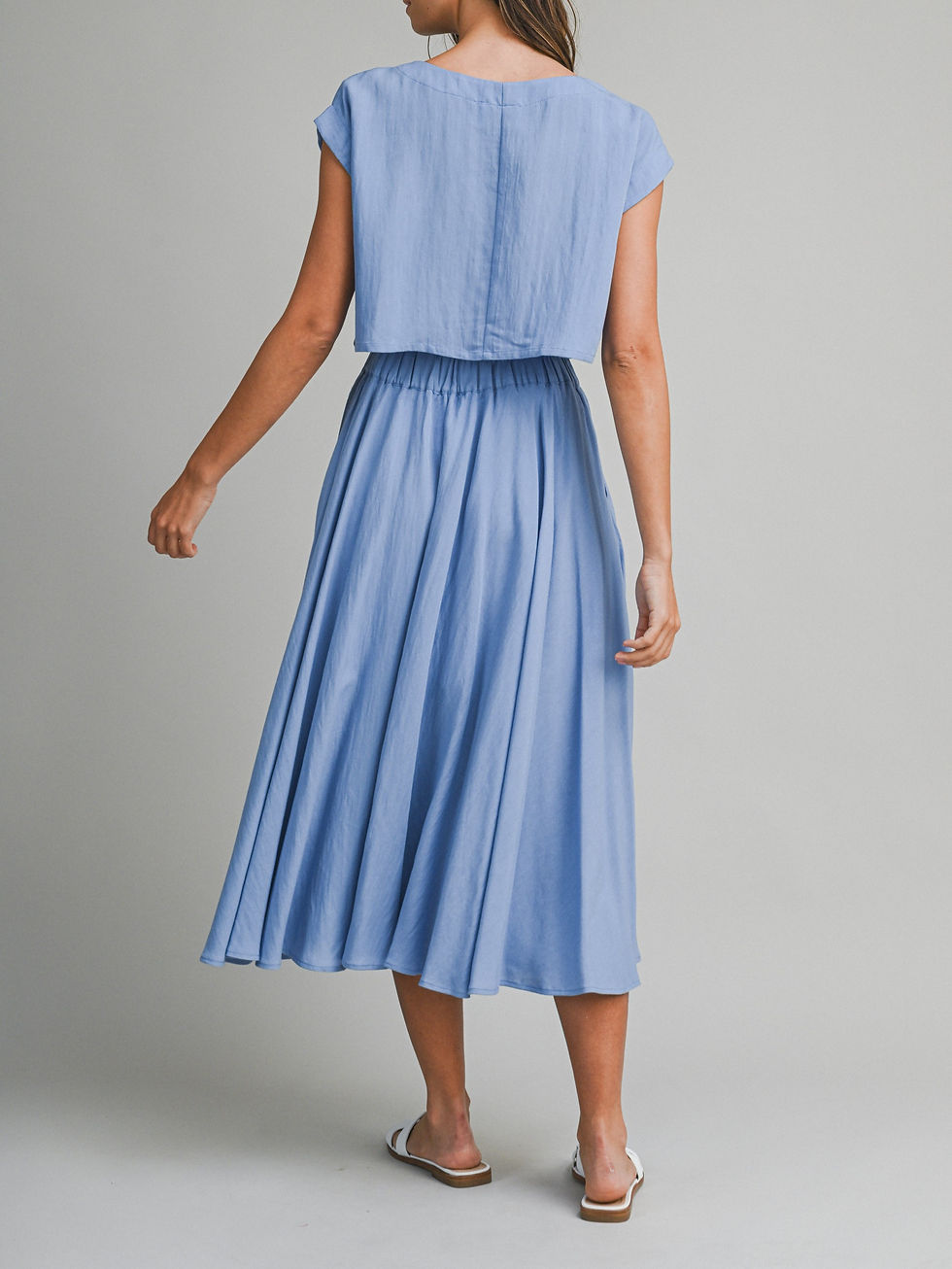 Thumbnail: crop top with full skirt set