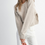 Thumbnail: Ribbon bow back sweater top