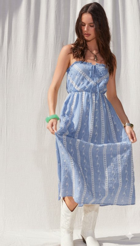 embroidered sundress