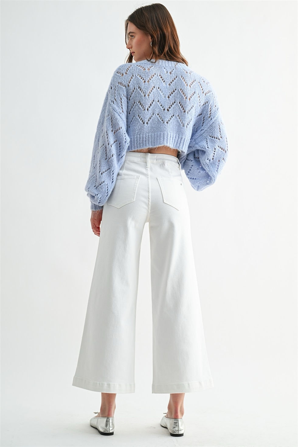 Thumbnail: front pocket wide leg pant