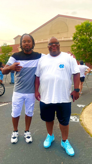 Rohan da Great and Antoan whidbee  at The Taste of Raleigh