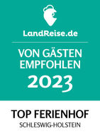 Auszeichnung Ferienbauernhof LandReise.de TOP Ferienhof 2023