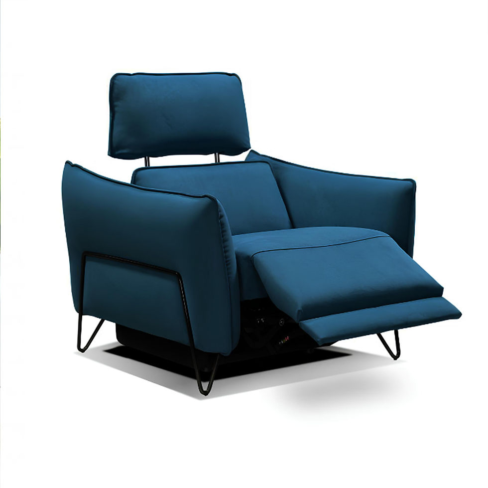 Thumbnail: HOLLY - Armchair Relax electric Velvet 