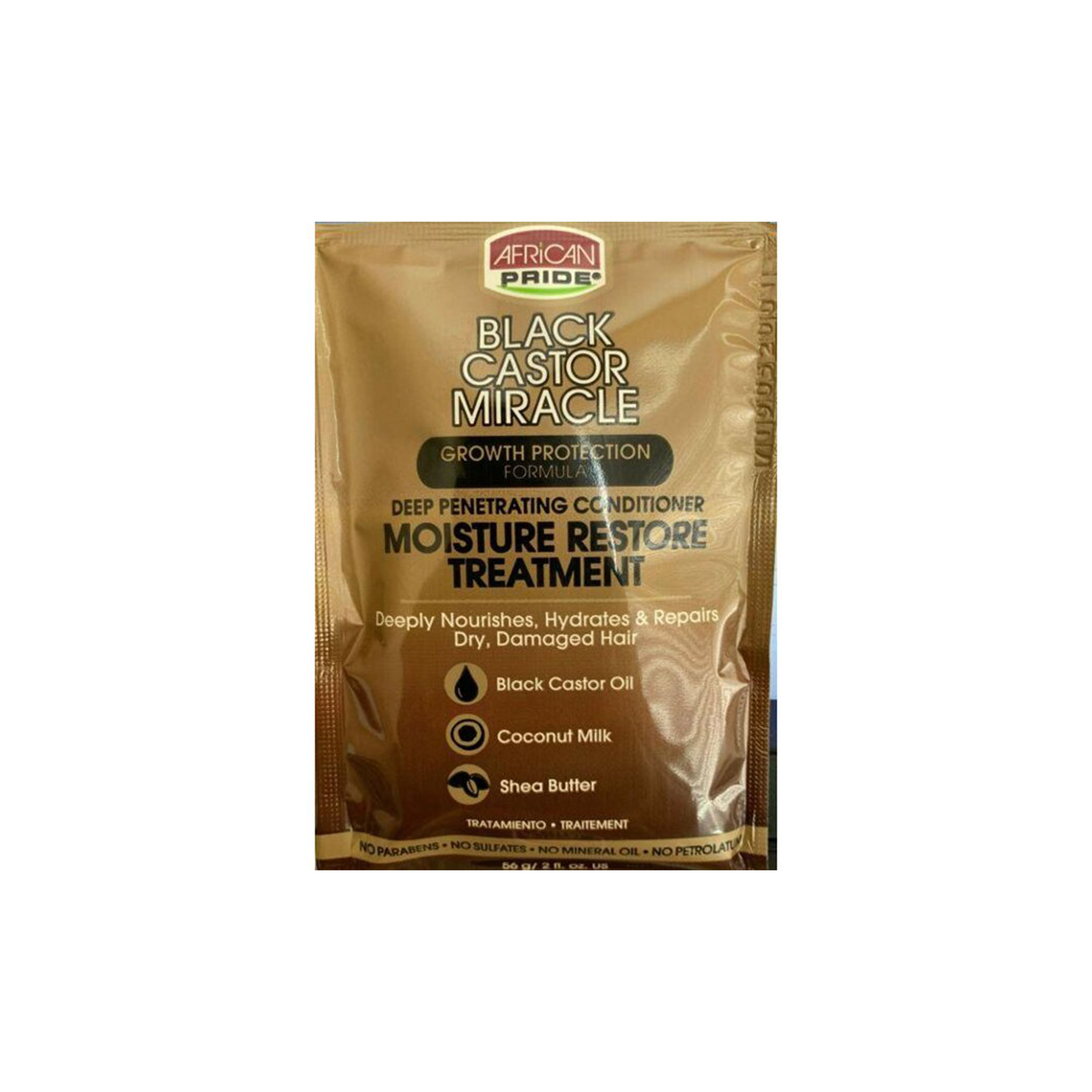 African Pride Black Castor Miracle Moisture Restore Treatment