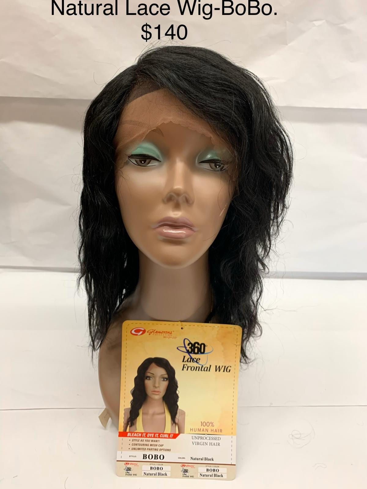 Glamorous Bobo 360 Lace Frontal Wig (Human Hair)
