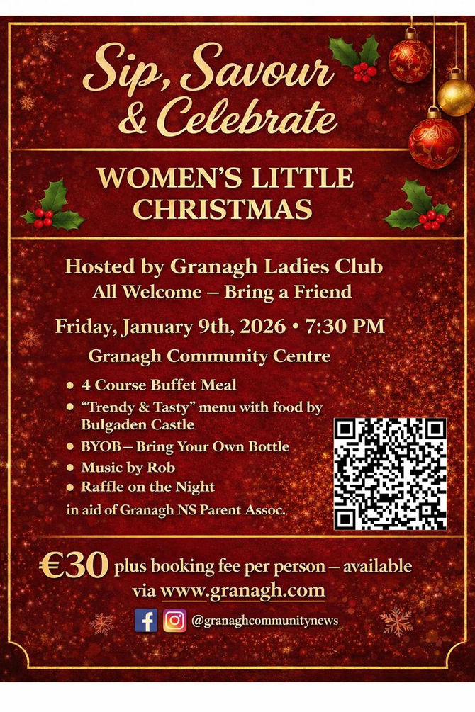 Booking: ----   https://eventmaster.ie/event/60J5hEpT5G