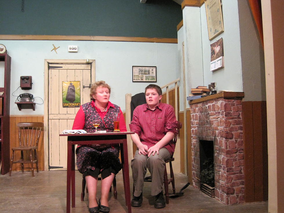 Patsy Power as Maimie Flanagan. Alan Chawke as Leamy Flanagan.