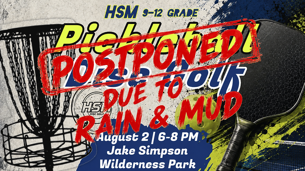 HSM Pickleball & Disc Golf - POSTPONED